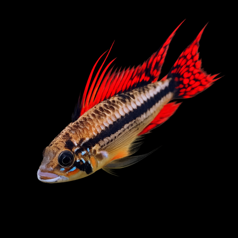Apistogramma Cacatuoides Triple Red WetRootz
