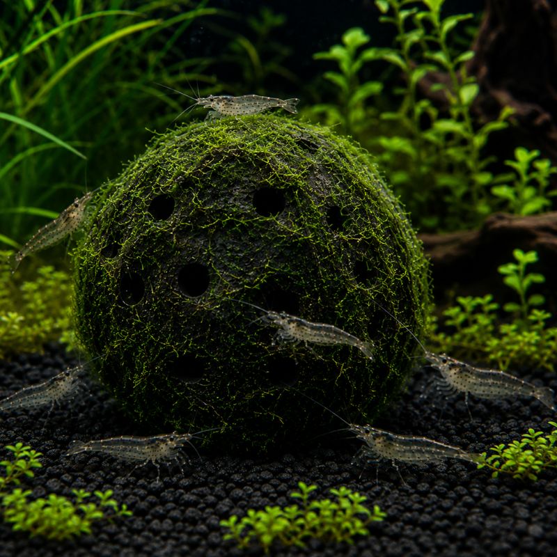 Shrimp Breeding Cave - Java Moss WetRootz